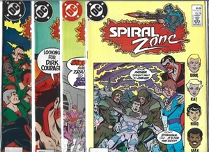 SPIRAL ZONE #1-#4 SET (VF/NM) HIGH GRADE COPPER AGE DC COMICS, $3.95 FLAT SHIP. - Picture 1 of 1