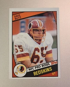 1984 TOPPS DAVE BUTZ WASHINGTON REDSKINS #379 - Picture 1 of 1