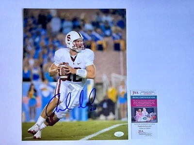ANDREW LUCK SIGNED COLLEGE STANFORD 11X14 PHOTO AUTOGRAPH JSA COA COLTS - Image 1 of 2