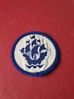 Vintage 1968 Blue Peter Woven Cloth Badge  Lapel Badge