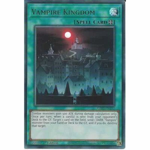 Vampire Kingdom GFP2-EN157 1ª Edición Ultra Raro: YuGiOh Juego de Cartas Coleccionables TCG - Imagen 1 de 3