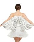 Fabric Glitter Angel Wings Halloween Costume Accessory - One Size #6802