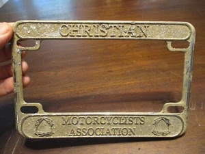 CHRISTIAN MOTORCYCLISTS ASSOCIATION METAL LICENSE PLATE FRAME LFI 2004 - Picture 1 of 6