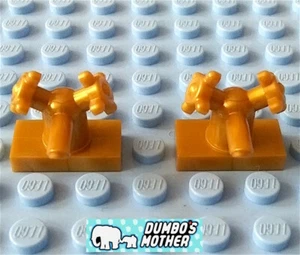 Rubinetto Lego rubinetto rubinetto cucina casa bagno perla d'acqua oro NUOVO X2 - Foto 1 di 1