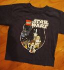 Boys Star Wars LEGO 100% cotton T-Shirt, Navy graphic print, size Small