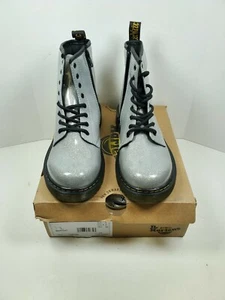 Dr Martens 1460 Pascal Multi Glitter J Boots Size 4 New - Picture 1 of 7