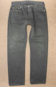 Herren Jeans LEVI'S 501 '96 (USA) Regular-Straight Größe 36/32 100% DENIM j375