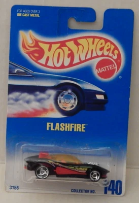 Flashfire Race Car Blown Engine Hot Wheels Mainline 1996-140 Retired 2008 - Image 1 of 4