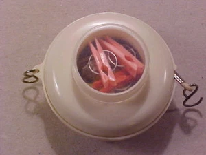 Rollentyp Wäscheleine mit Nadeln Circ. 50er Jahre oder früher schöner Zustand!! - Bild 1 von 11