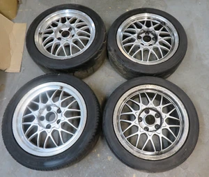 STAGGERED FITMENT 16" BBS ALLOY WHEELS X4 PCD 5 X 114.3 8J REAR 7J FRONT - Picture 1 of 18