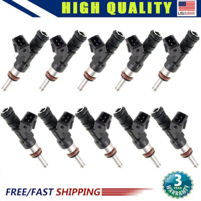 10 piezas nuevo inyector de combustible FJ753 para BMW M5 M6 V10 5,0 L 2006 2007 2008 2009 2010 Foto 1 de 4