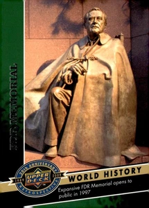 2009 Upper Deck 20th Anniversary #1124 FDR Memorial - Picture 1 of 2