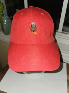 Sombrero de Golf Imperial Pinehurst Escocia 1895 Cardo Rojo Bordado Ligero - Imagen 1 de 6