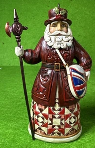 Jim Shore Christmas ~ Santa’s Around The World Ornament ~ BRITISH SANTA ~ 4.5” - Picture 1 of 11