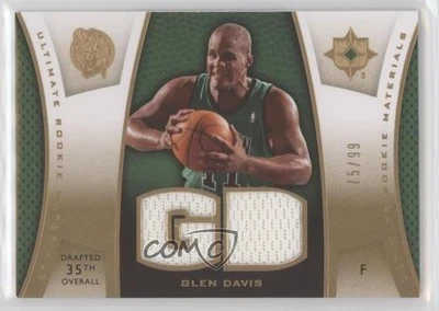 2007-08 Ultimate Collection Rookie Materials Gold/99 Glen Davis #ULTR-GD RC Foto 1 de 2