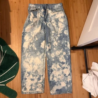 BoohooMAN Acid Wash Jeans – Size 34 – Streetwear Vibes - Image 1 of 4