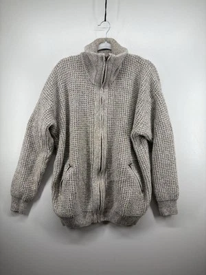 Tundra Canada Knit Full Zip Cardigan Jacket Sweater Sz L Cream Vintage 90’s READ - Image 1 of 4