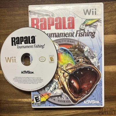 Rapala: Tournament Fishing Nintendo Wii 2006 Complete with Manual Tested - Image 1 of 4
