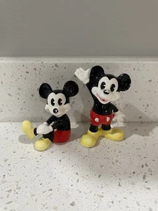 Mickey Mouse Disney Ceramic Japan Figures 3" - Picture 1 of 2