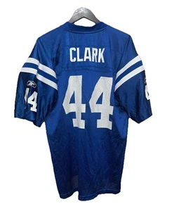 Camiseta deportiva para hombre Reebok Indianapolis Colts Dallas Clark #44 grande azul equipo de la NFL - Imagen 1 de 13