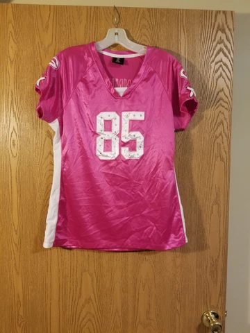 Green Bay Packers Greg Jennings # 85 Women's Sewn NFL Players Pink Jersey Large Cover