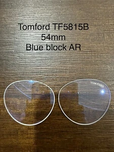 Genuine Factory Replacement Lenses For Tomford TF5815B Eyewear Blue lock AR - Picture 1 of 2