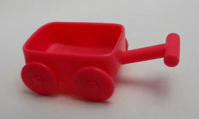 Dora Explorer Red WAGON Fisher Price娃娃屋学校小人物游乐场 — 第 1/4 张图片