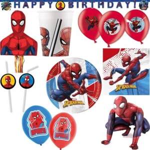 Set Di Decorazioni Per Festa Di Compleanno Di Spiderman Compostabile - Foto 1 di 51