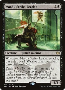 MTG RARE REGULAR FRF: FATE REFORGED - LP- MARDU STRIKE LEADER 075/185 - Picture 1 of 1