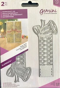 Zwillinge von Crafter's Companion ~ Elements Wickel Stanze ~ 2 Stück ~ Jingle Bells - Bild 1 von 1