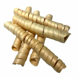 Bonka Bird Toys 3842 Pk6 Bamboo Twist Foot Talon Craft Part Natural Conure Pet - Picture 1 of 3