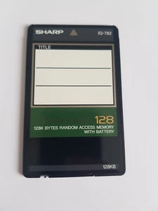 Sharp IQ-782 128KB RAM Card For OZ/IQ Personal Electronic Organiser RETRO - Picture 1 of 7