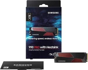 Samsung 990 PRO 4TB Internal SSD PCIe 4.0 NVMe M.2 (MZ-V9P4T0B/AM) SEALED - Afbeelding 1 van 12