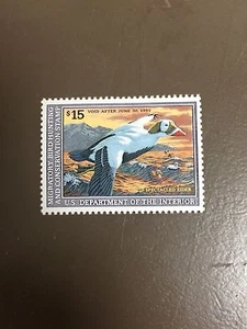 US RW59 Federal Duck Stamp - mint never hinged - very nice 1992 stamp - Picture 1 of 1