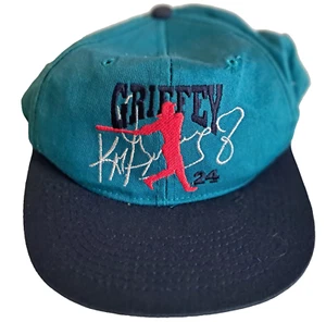 Vintage 1990's Ken Griffey JR Cap Seattle Mariners Boeing Promo Snapback Hat - Picture 1 of 7