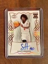 2021-22 Leaf Trinity Bronze SCOOTA SCOOT HENDERSON  Auto RC 3rd Pick In Draft