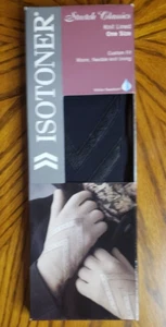 Isotoner Classics Knit Lined Woman's Gloves Black One Size New Old Stock In Box - Picture 1 of 6
