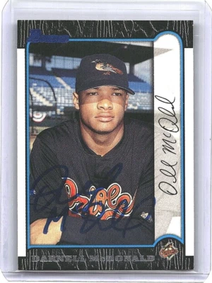 1999 Bowman #76 Darnell McDonald Signed In Person Auto Baltimore Orioles - Image 1 of 2