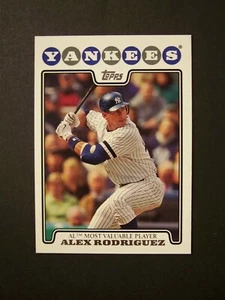 2008 Topps Baseball #256 ALEX RODRIGUEZ (MVP / NY Yankees) - MT! WOW! L@@K! - Picture 1 of 1