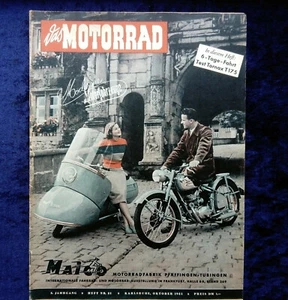 Das Motorrad 21/1951, Tornax T 175, Maico a. d. Titelseite, schön zum einrahmen! - Bild 1 von 4
