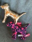 Gently Used Lot of Pink Gold Lame & Purple & Black Animal Print Puppy Dog Promot