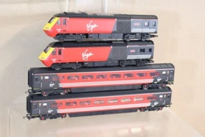 HORNBY VIRGIN CLASS 43 HST DMU DIESEL LOCOMOTIVE LADY in RED 4 CAR SET om - Picture 1 of 11