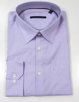Elie Tahari Men's "Lilac" Micro Check Slim Fit Dress Shirt - Image 1 of 4