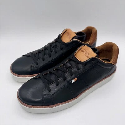 Tenis Allen Edmonds Alpha para hombre talla 10,5 EEE anchos cuero negro Foto 1 de 4