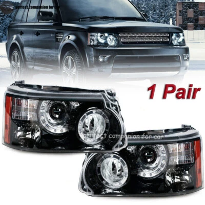 Pair Headlight Assembly Headlamp For Land Rover Range Rover Sport L320 2010-2013 - Image 1 of 4