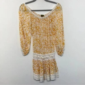 Mini Vestido Floral Poupette St. Barth 1/S Hombro Descubierto - Imagen 1 de 7