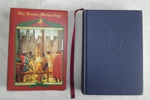 Roman Martyrology Loreto Reprint 3rd Turin Edition Hardcover w/Ribbon & DJ XFine - Picture 1 of 7