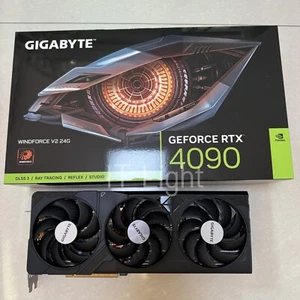 *Clearance* (FOR PARTS) Gigabyte RTX 4090 WINDFORCE (No Core & VRAM) With Box - Picture 1 of 10
