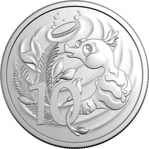 Juego Bebé Australiano 2025 - Moneda de diez centavos 10c LEAFY SEADRAGON Aussie Bubs RAM UNC - Imagen 1 de 2