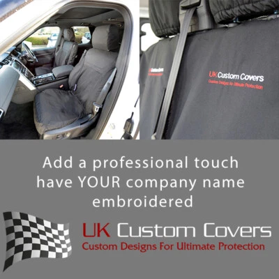 FUNDAS DE ASIENTO DELANTERAS PARA LAND ROVER DISCOVERY 5 BORDADO INC (2017 ENCENDIDO) 323 BEM Foto 1 de 4